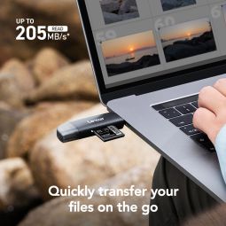 Lexar Dual-Slot SD & microSD USB-A/C Reader