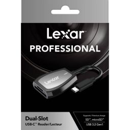 Lexar Professional USB-C Dual-Slot SD Card Reader