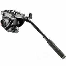 Manfrotto Lightweight fluid video head with flat base - MVH500AH