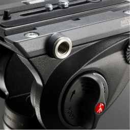 Manfrotto Lightweight fluid video head with flat base - MVH500AH