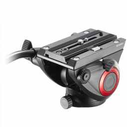 Manfrotto Lightweight fluid video head with flat base - MVH500AH