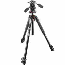 Manfrotto 190 3-section tripod + 3-way Head - MK190XPRO3-3W