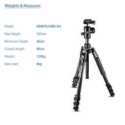 Manfrotto Befree Advanced Aluminum Travel Tripod lever, ball head