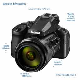 Nikon COOLPIX P950 | 83x Zoom Bridge Camera with 4K Movie
