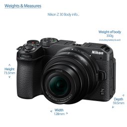 Nikon Z 30 Body  | 20.9MP DX  Mirrorless Camera