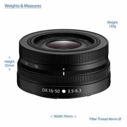 Nikon NIKKOR Z DX 16-50mm f/3.5-6.3 VR | Black