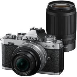 Nikon Z fc Twin Lens Kit | 20.9MP DX  Mirrorless Camera | Silver