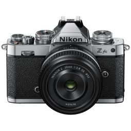 Nikon Z fc + DX 28mm SE | 20.9MP DX  Mirrorless Camera | Silver