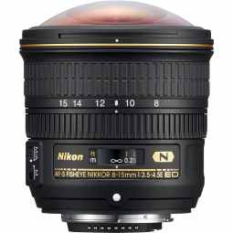 Nikon AF-S FISHEYE 8-15mm f/3.5-4.5E ED Lens