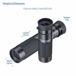 Opticron Gallery Scope 8x20 | Macro Monocular