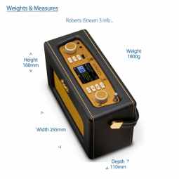 Roberts Revival iStream 3 | Smart Radio | Black