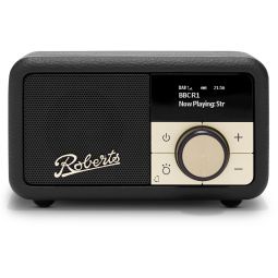 Roberts Radio Revival Petite 2 DAB+ Radio Alarm Clock | Black
