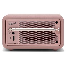 Roberts Radio Revival Petite 2 DAB+ Radio Alarm Clock | Dusky Pink