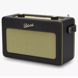 Roberts Revival Icon DAB+/FM/Internet Bluetooth Digital Radio Smart Speaker with Alexa Voice Control | Black