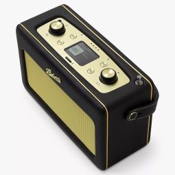 Roberts Revival Icon DAB+/FM/Internet Bluetooth Digital Radio Smart Speaker with Alexa Voice Control | Black
