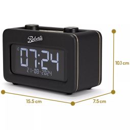 Roberts Revival Rest DAB+/FM Bluetooth Alarm Clock | Black