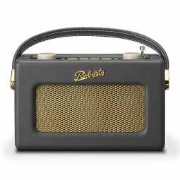 Roberts Revival UNO Compact DAB+/FM Radio with & Alarm- Charcoal Grey