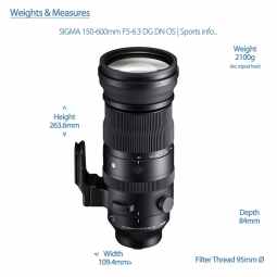 Sigma 150-600mm 5-6.3 DG OS Sports | Sony E fit