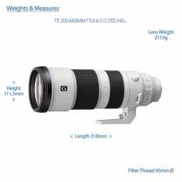 Sony FE 200-600mm F5.6-6.3 G OSS | E-Mount Lens