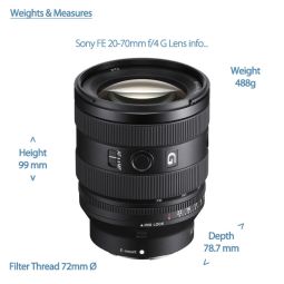 Sony FE 20-70mm F4 G | Ultra-wide Standard Zoom