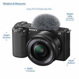 Sony ZV-E10+16-50mm vlogging camera | Black