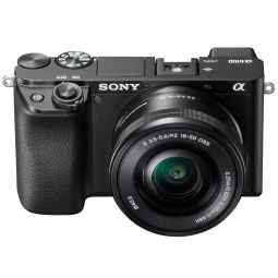 Sony Alpha 6100 Mirrorless Digital Camera with 16-50mm Lens (Black)