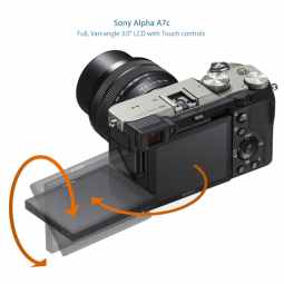 Sony Alpha 7C | Full Frame Mirrorless Camera Body | Silver