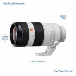 Sony FE 100-400mm F4.5-5.6 GM OSS E-Mount Lens