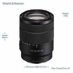 Sony E 18-135mm F3.5-5.6 OOS E-Mount Lens