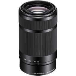 Sony E 55-210mm F4.5-6.3 OSS E-Mount Telephoto (Black)