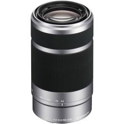 Sony E 55-210mm F4.5-6.3 OSS E-Mount Telephoto (Silver)