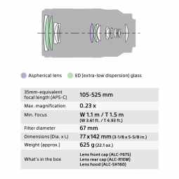 Sony E 70-350mm F4.5-6.3 G E-Mount Zoom Lens