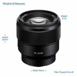 Sony FE 85mm F1.8 - E-Mount Prime Lens