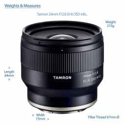 Tamron 24mm f/2.8 DI III OSD (F051) | Sony FE fit lens