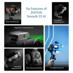 ZHiYUN Smooth 5S AI | Smartphone Gimbal with AI