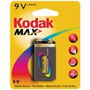 Kodak Max 9V Alkaline Battery MN1604