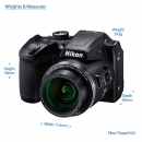 Nikon COOLPIX B500 40x Zoom Bridge Camera (Black)