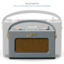 Roberts Revival UNO Compact DAB+/FM Radio with & Alarm - Dove Grey